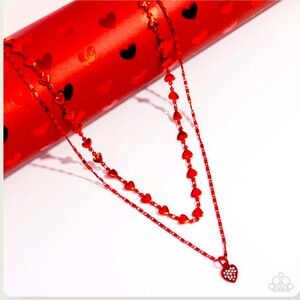 💘❣️💘 CUPID GOT ME❗️ PAPARAZZI “CUPID COMBO” RED NECKLACE❗️💘❣️💘